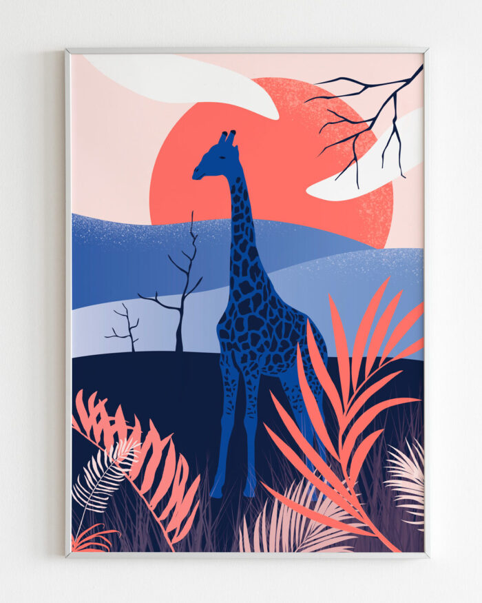 illustration giraffe